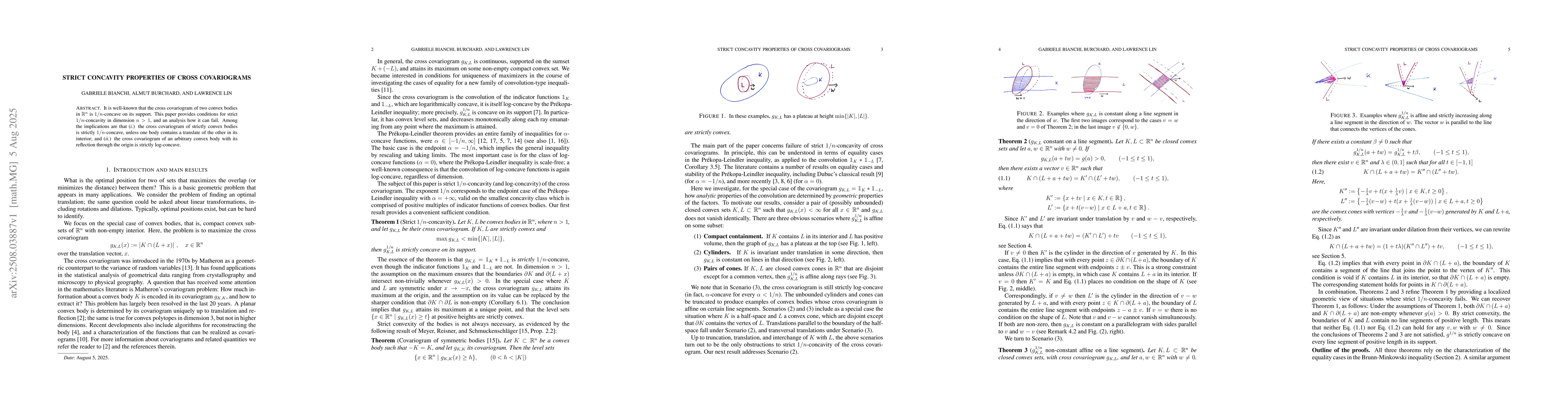 Thumbnail for Strict concavity properties of cross covariograms