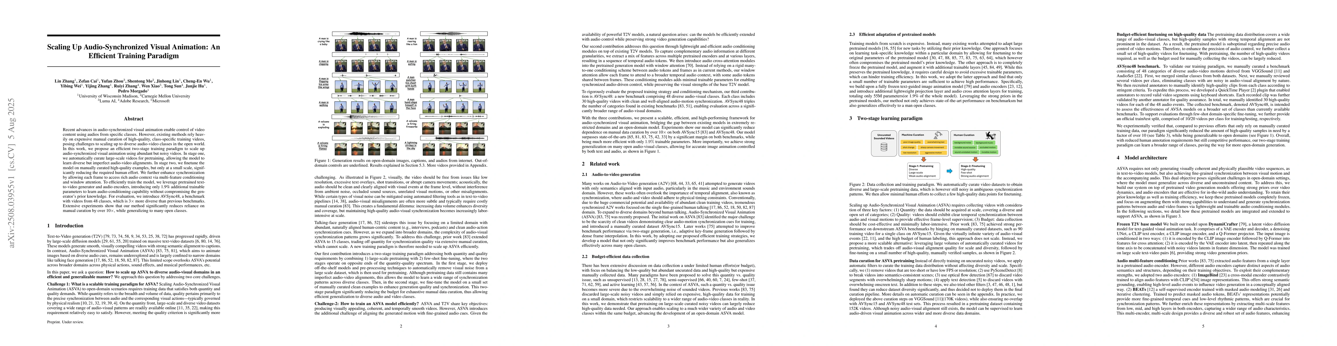 Thumbnail for Scaling Up Audio-Synchronized Visual Animation: An Efficient Training
  Paradigm