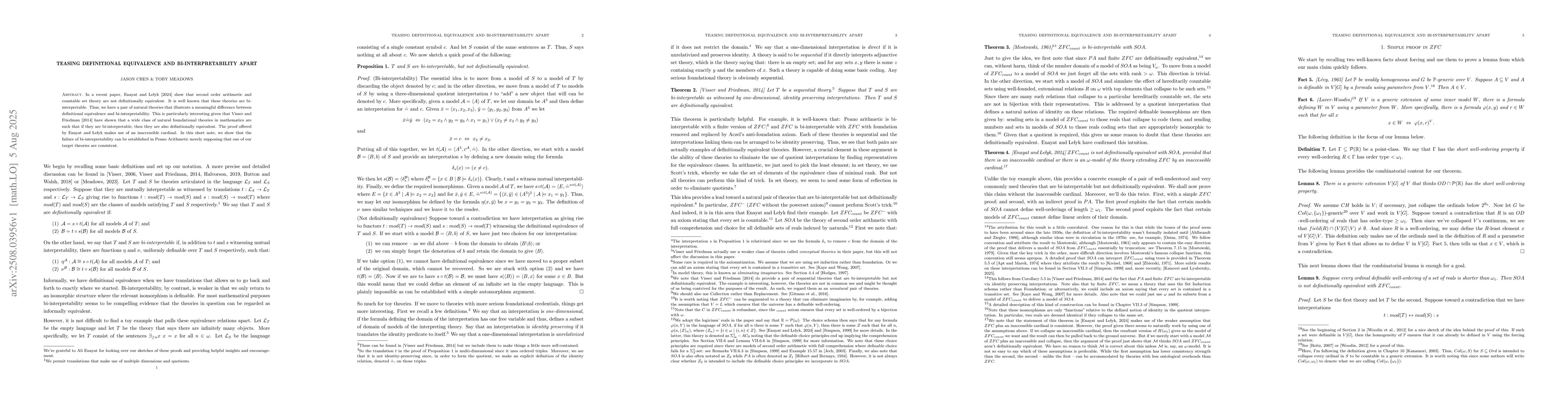 Thumbnail for Teasing apart definitional equivalence