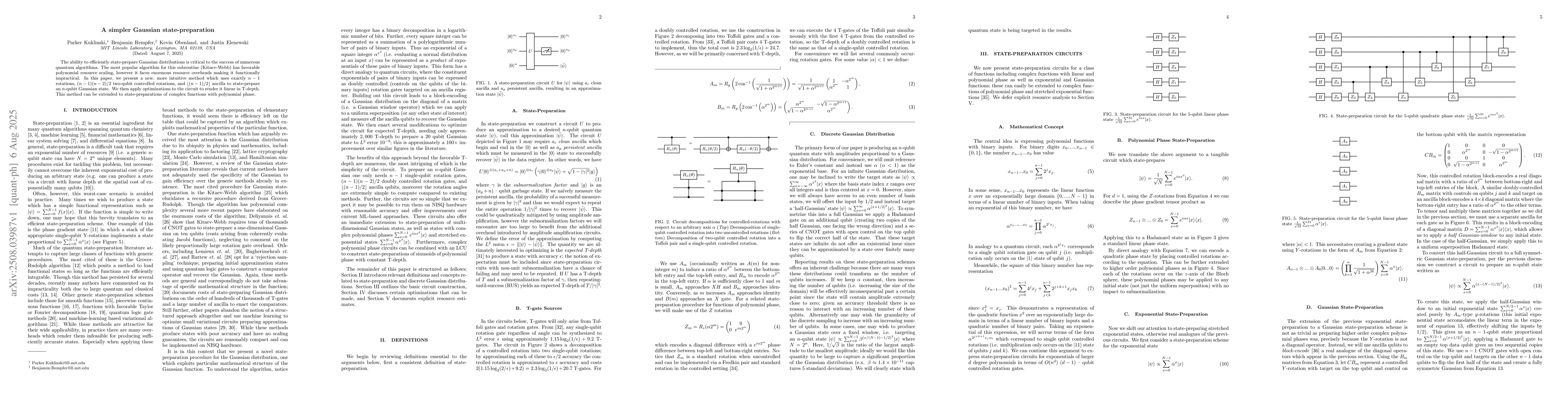 Thumbnail for A simpler Gaussian state-preparation