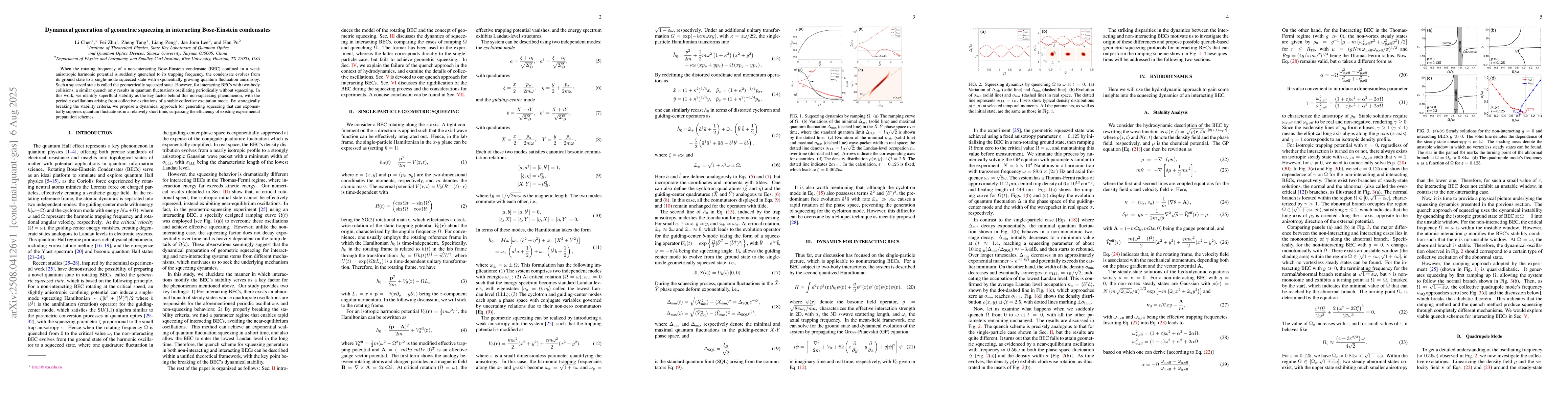 Thumbnail for Dynamical generation of geometric squeezing in interacting Bose-Einstein
  condensates