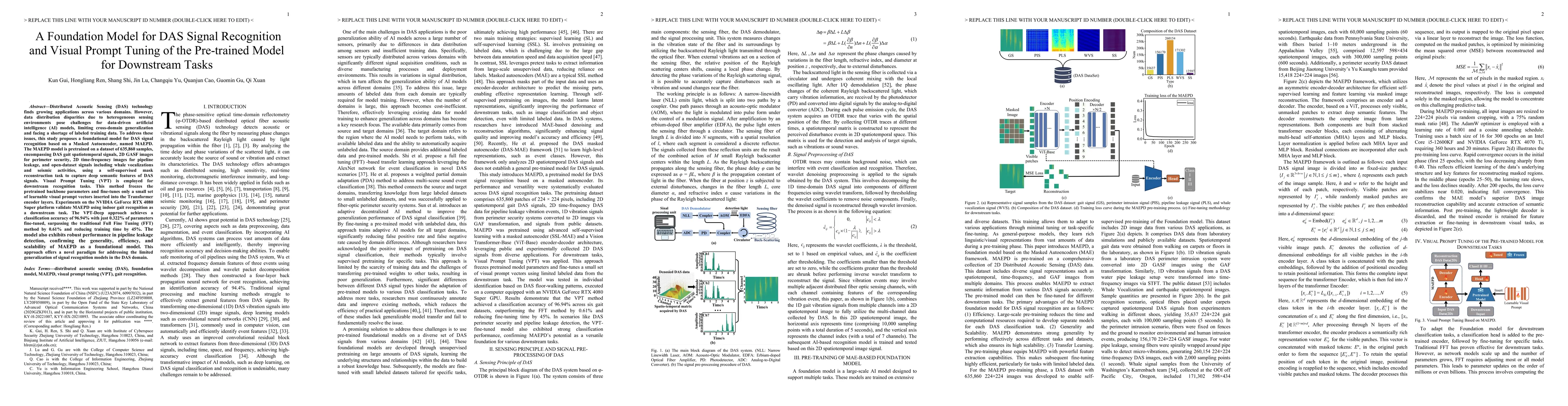 Thumbnail for A Foundation Model for DAS Signal Recognition and Visual Prompt Tuning
  of the Pre-trained Model for Downstream Tasks