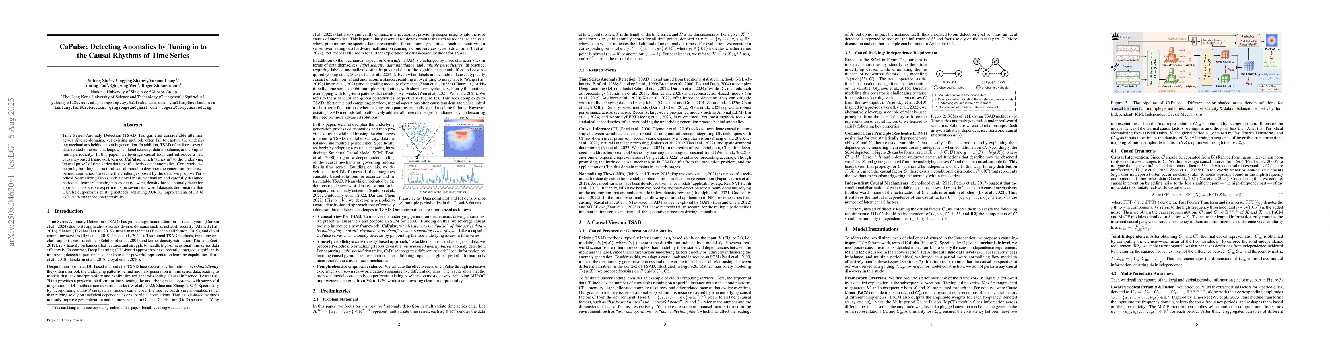 Thumbnail for CaPulse: Detecting Anomalies by Tuning in to the Causal Rhythms of Time
  Series