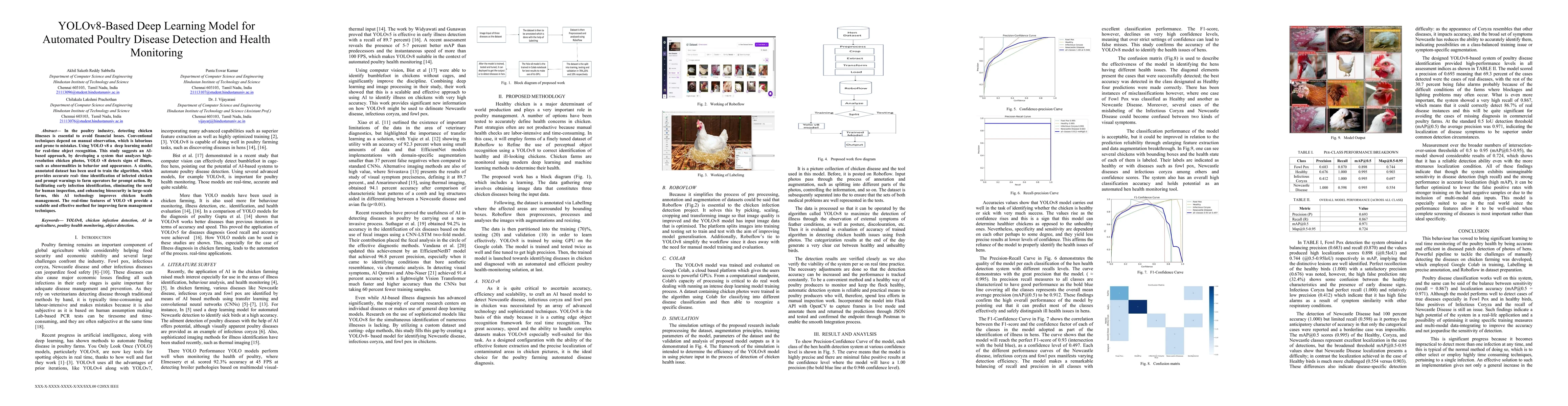 Thumbnail for YOLOv8-Based Deep Learning Model for Automated Poultry Disease Detection
  and Health Monitoring paper
