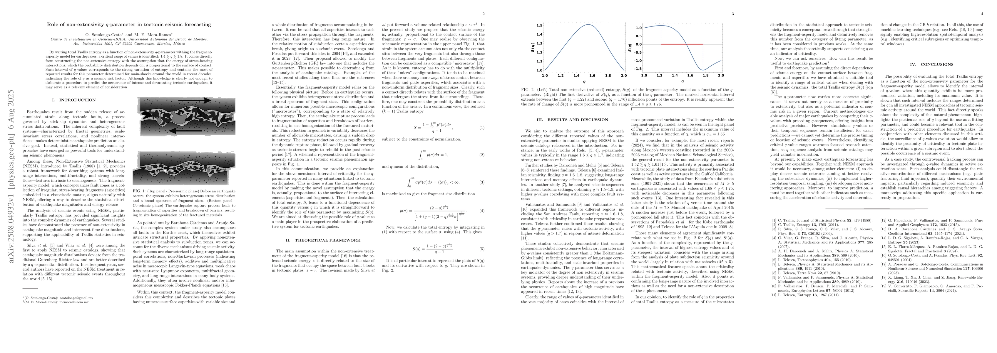 Thumbnail for Role of non-extensivity $q$-parameter in tectonic seismic forecasting