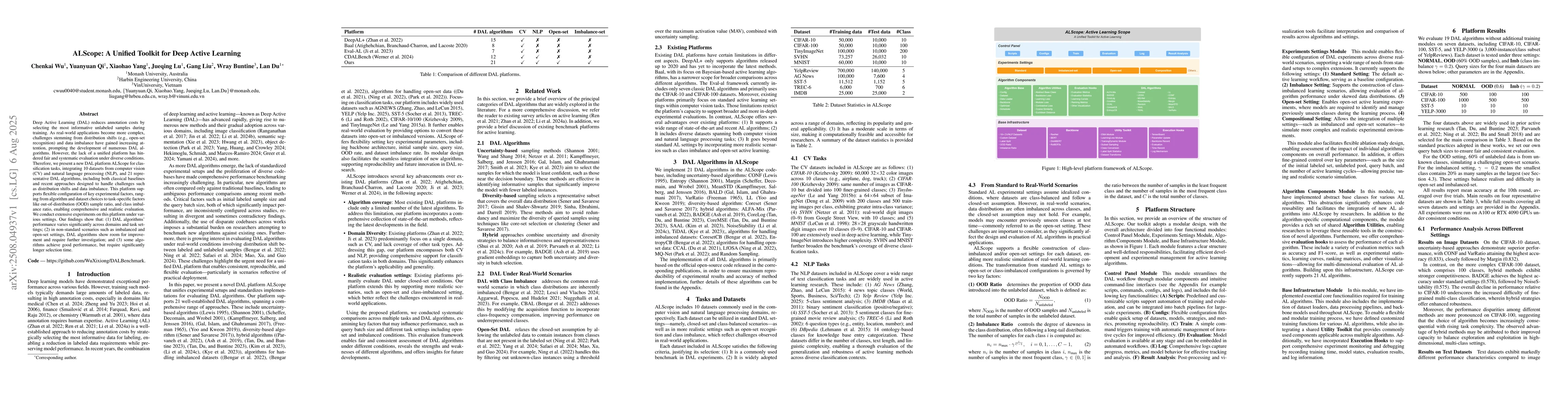 Thumbnail for ALScope: A Unified Toolkit for Deep Active Learning