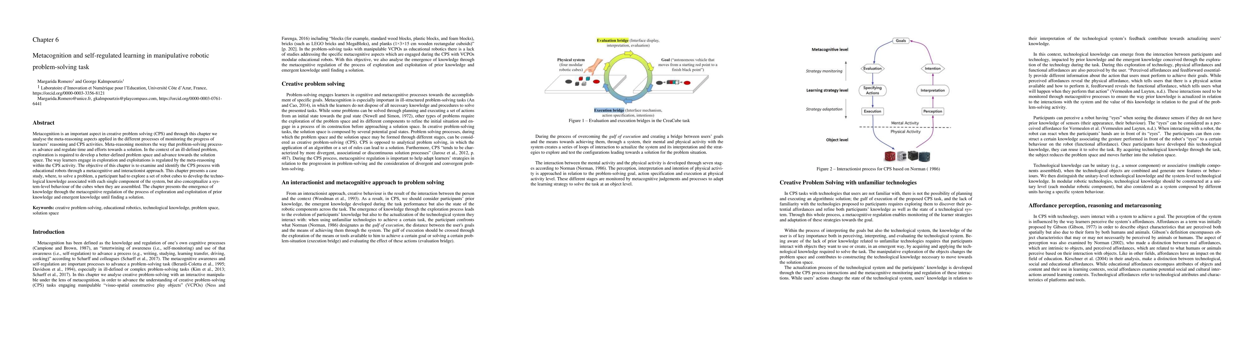 Thumbnail for Metacognition and self-regulated learning in manipulative robotic
  problem-solving task