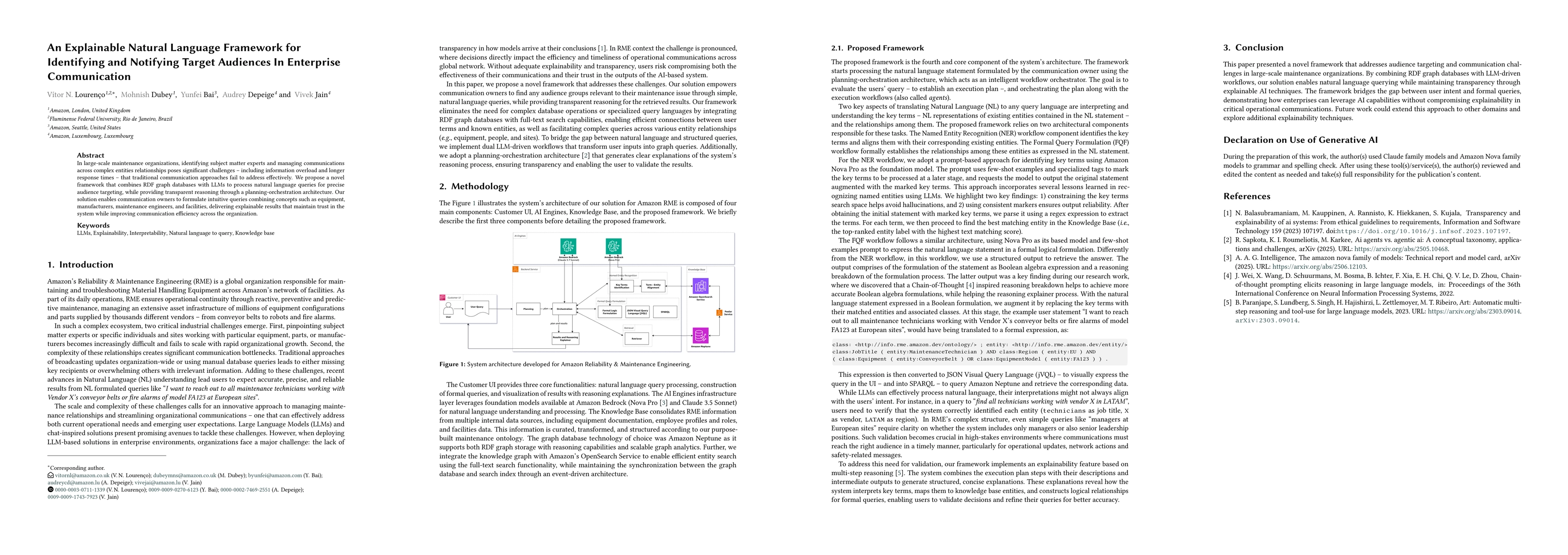 Thumbnail for An Explainable Natural Language Framework for Identifying and Notifying
  Target Audiences In Enterprise Communication