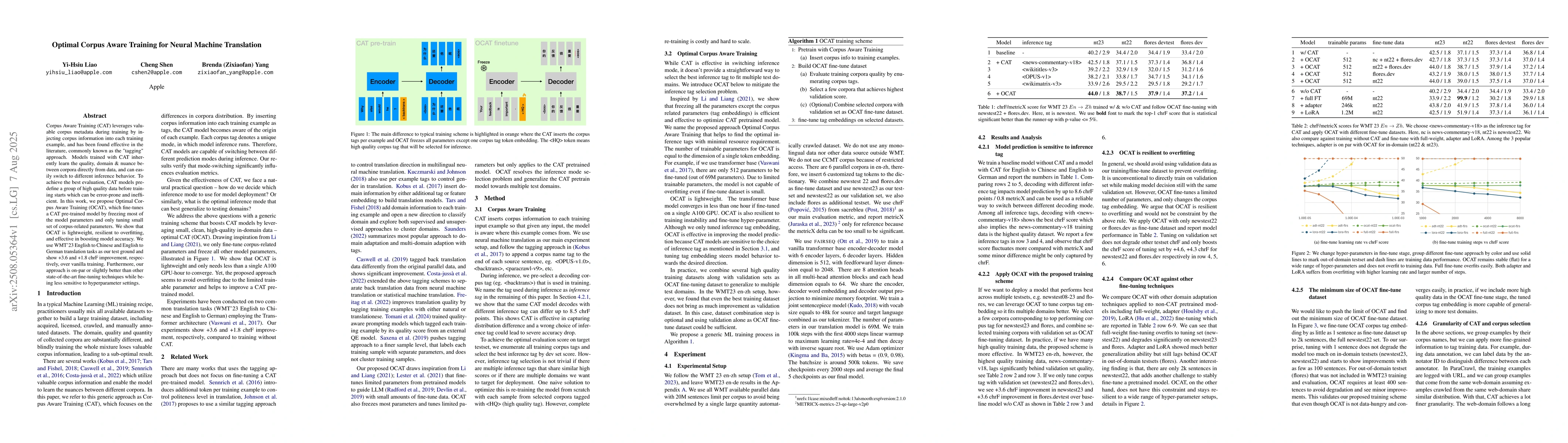 Thumbnail for Optimal Corpus Aware Training for Neural Machine Translation