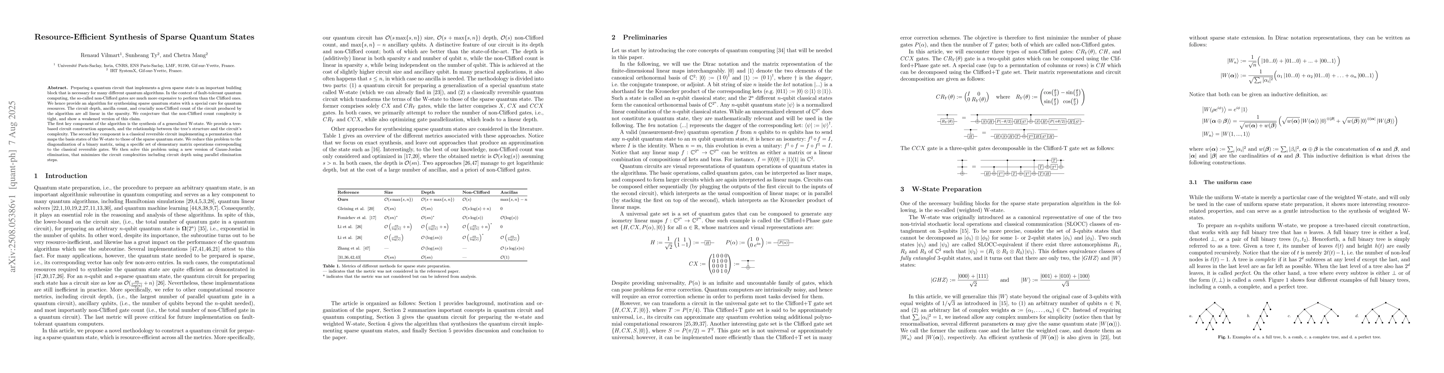 Thumbnail for Resource-Efficient Synthesis of Sparse Quantum States