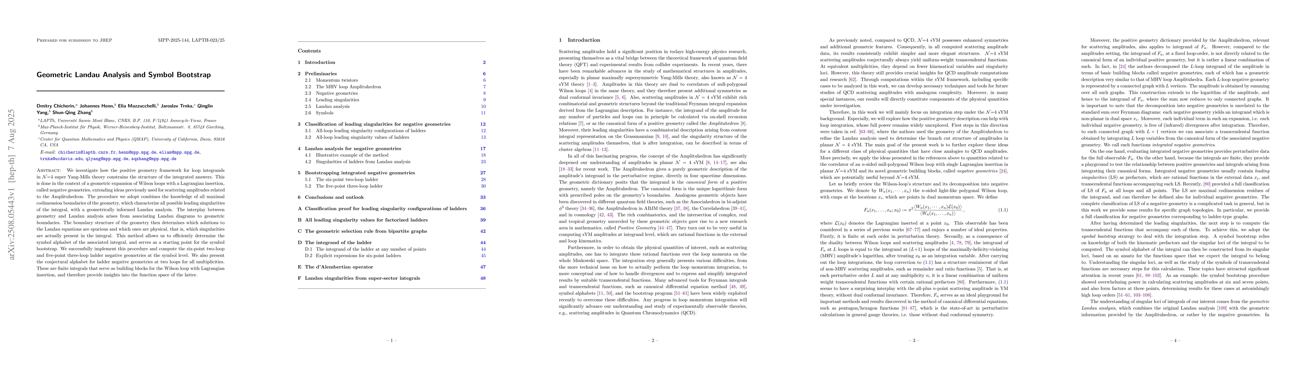 Thumbnail for Geometric Landau Analysis and Symbol Bootstrap