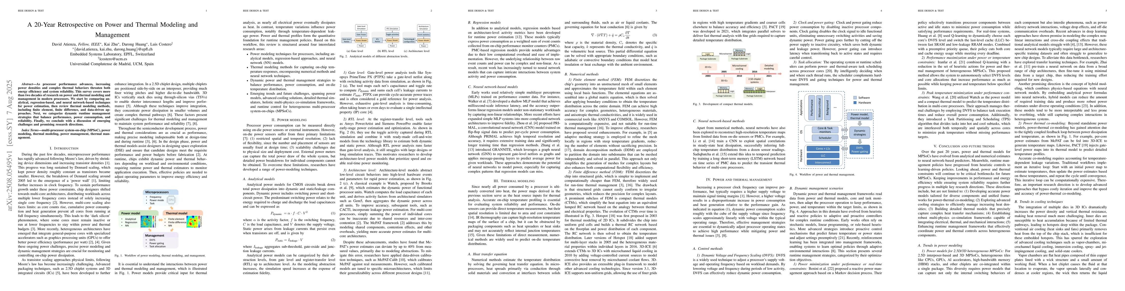 Thumbnail for A 20-Year Retrospective on Power and Thermal Modeling and Management