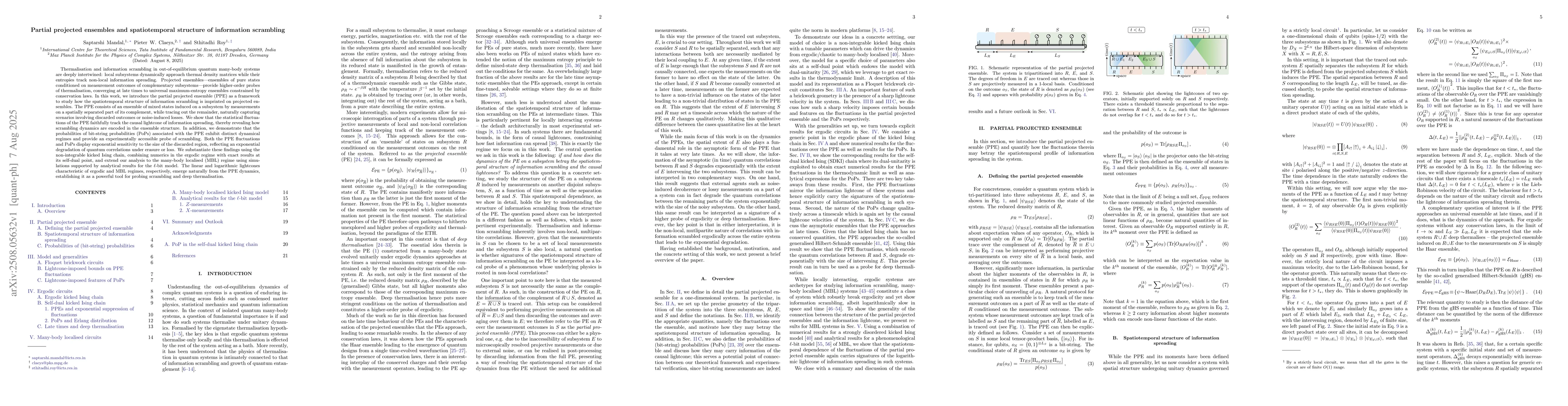 Thumbnail for Partial projected ensembles and spatiotemporal structure of information
  scrambling