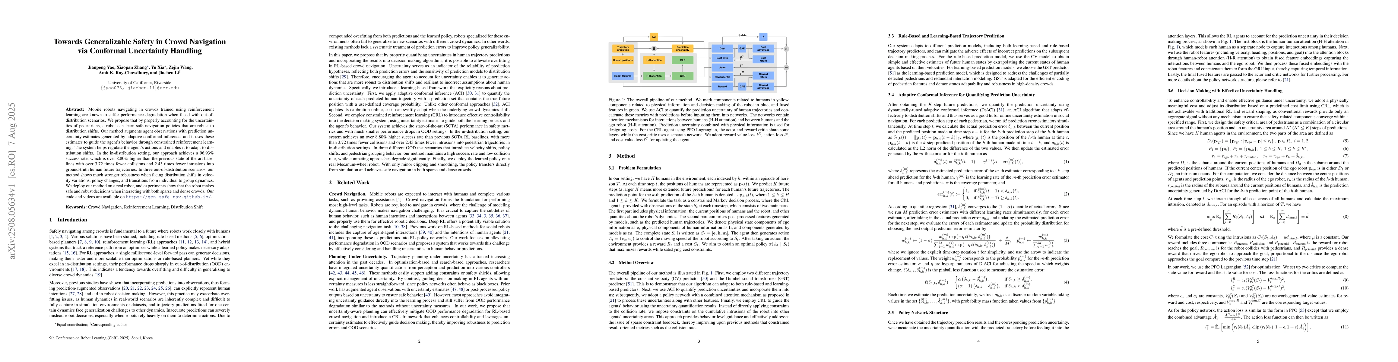 Thumbnail for Towards Generalizable Safety in Crowd Navigation via Conformal
  Uncertainty Handling