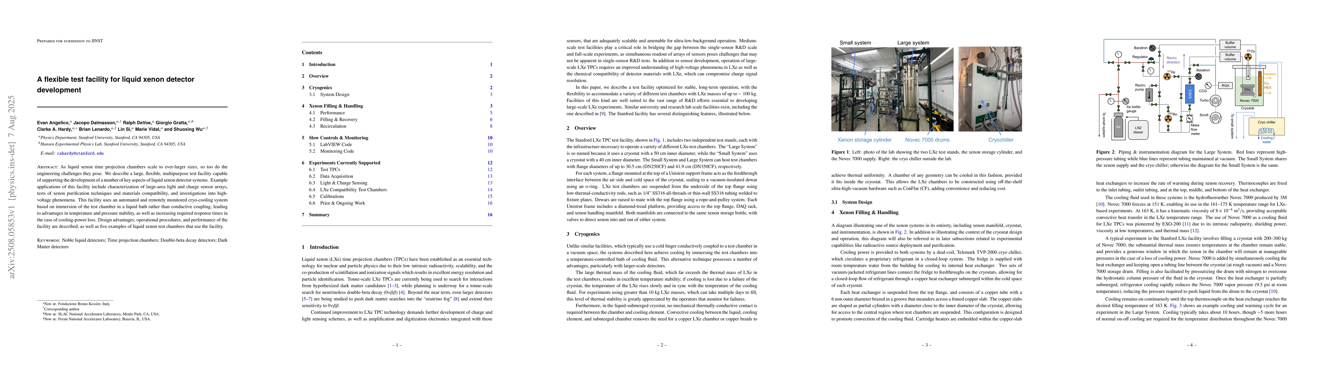 Thumbnail for A flexible test facility for liquid xenon detector development