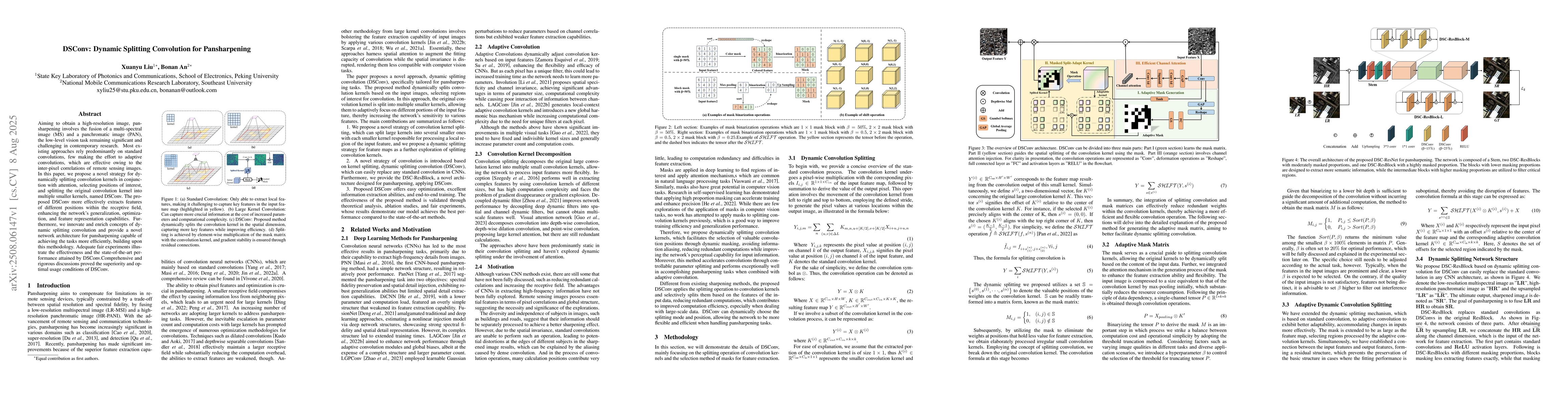 Thumbnail for DSConv: Dynamic Splitting Convolution for Pansharpening
