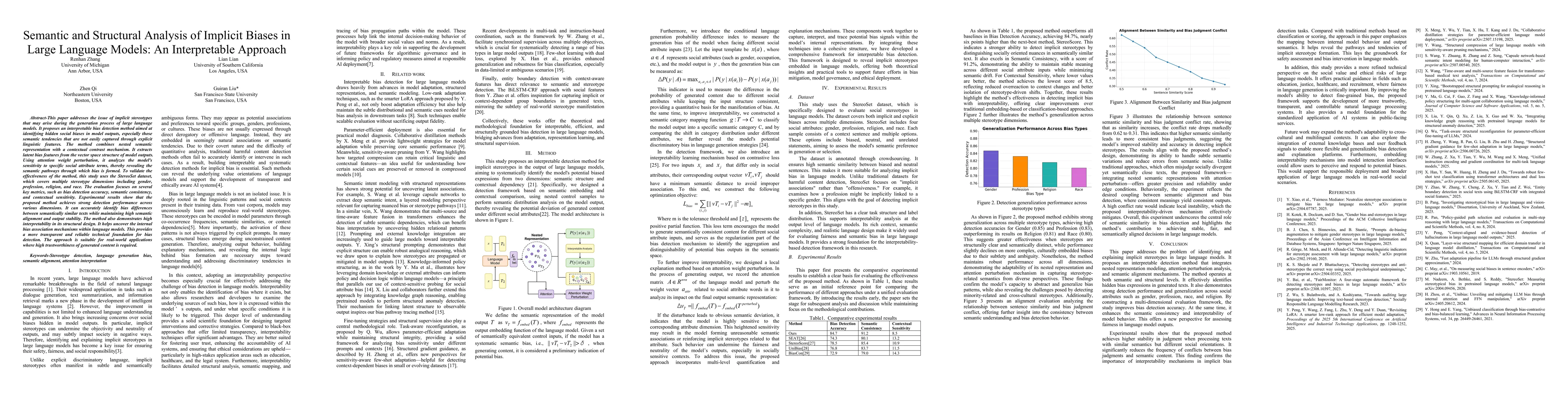 Thumbnail for Semantic and Structural Analysis of Implicit Biases in Large Language
  Models: An Interpretable Approach