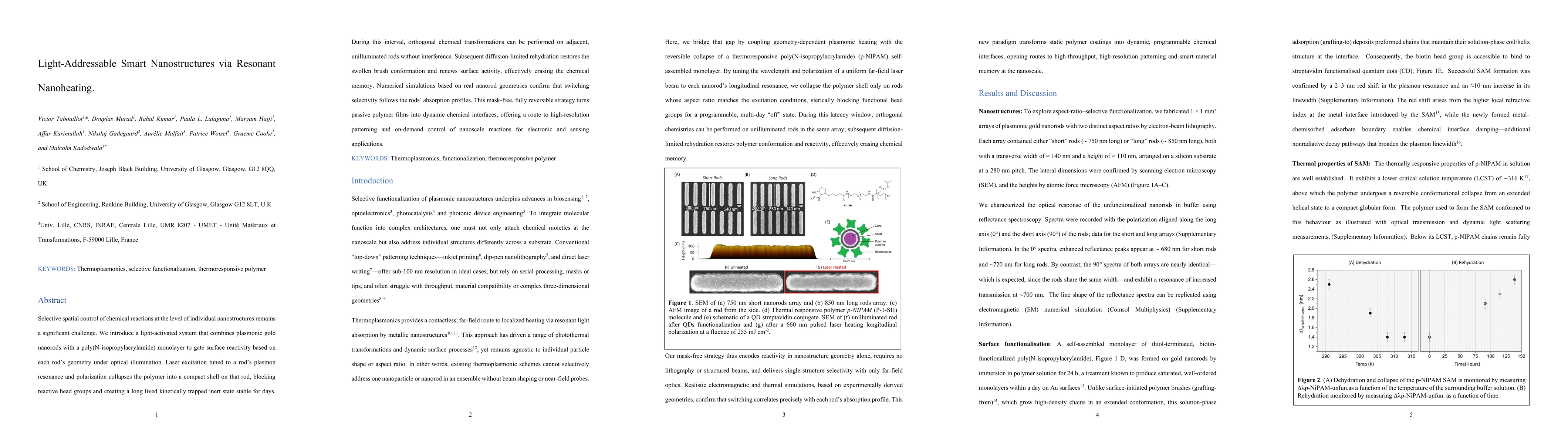 Thumbnail for Light-Addressable Smart Nanostructures via Resonant Nanoheating
