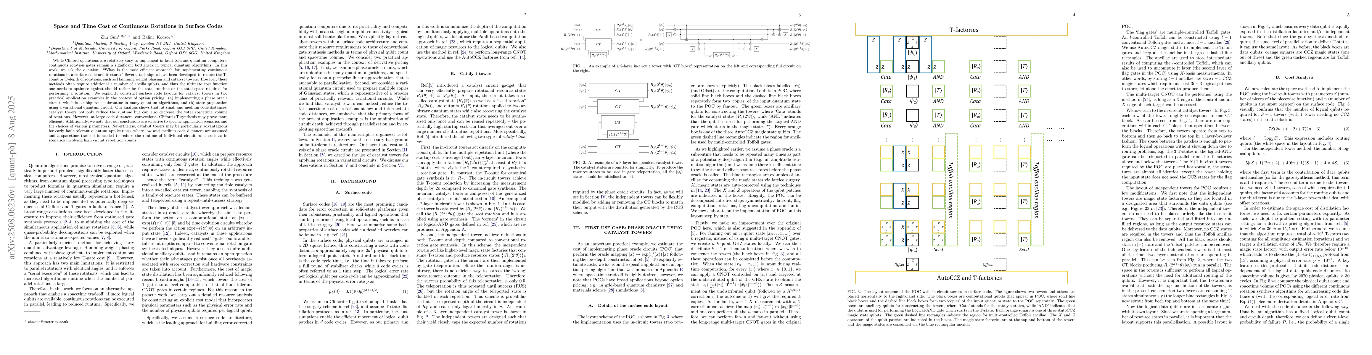 Thumbnail for Space and Time Cost of Continuous Rotations in Surface Codes
