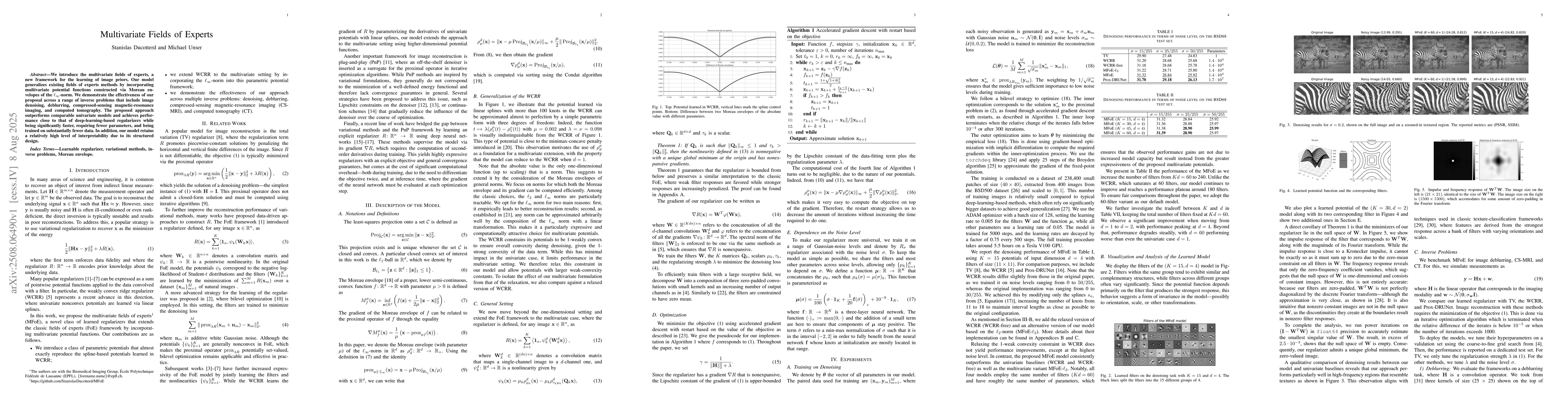 Thumbnail for Multivariate Fields of Experts
