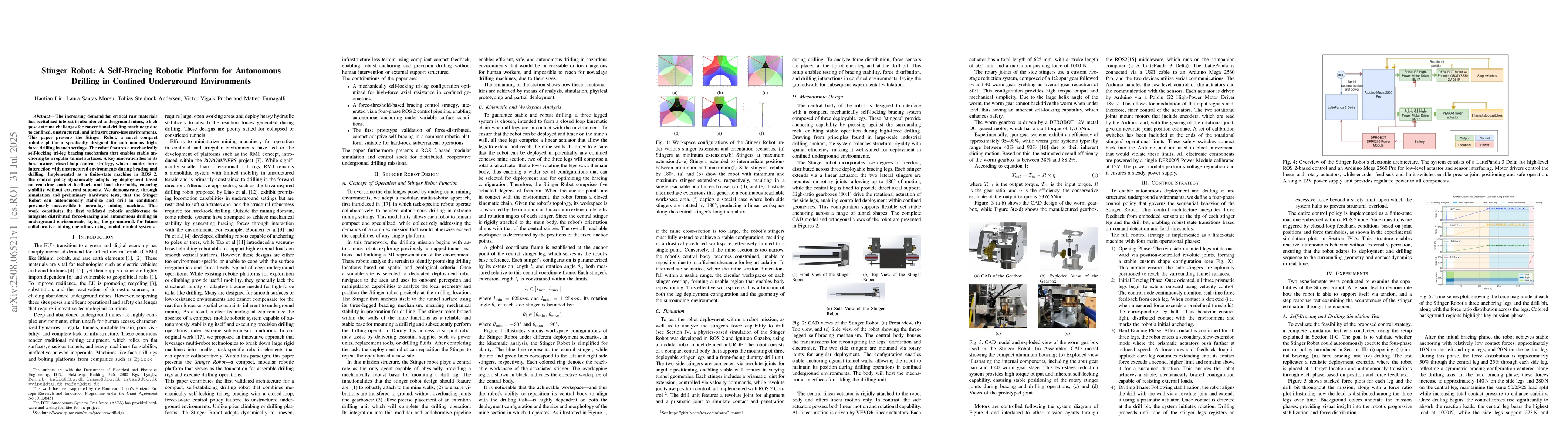 Thumbnail for Stinger Robot: A Self-Bracing Robotic Platform for Autonomous Drilling
  in Confined Underground Environments