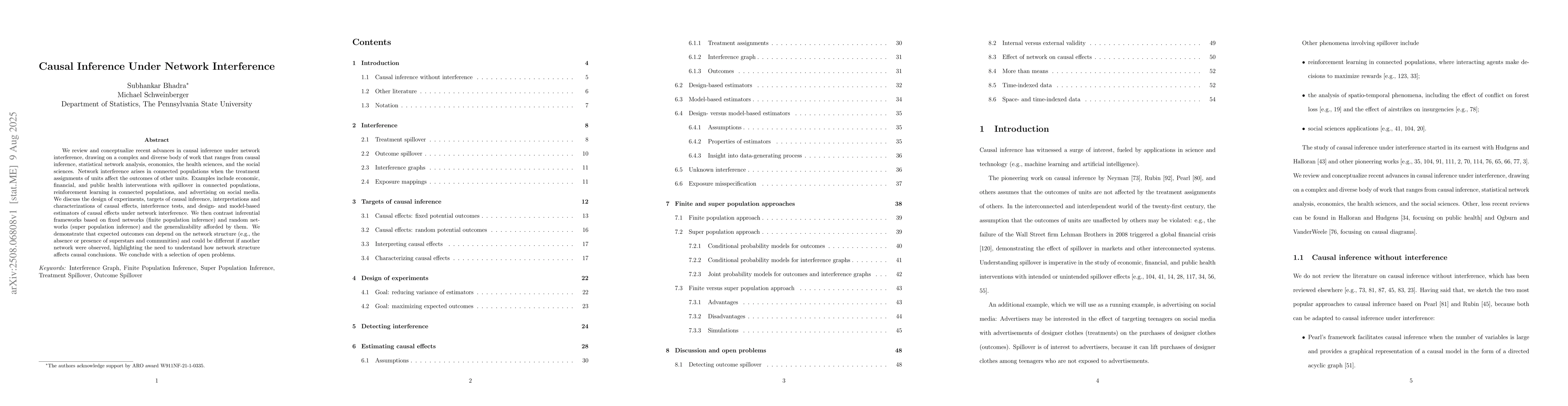Thumbnail for Causal Inference Under Network Interference