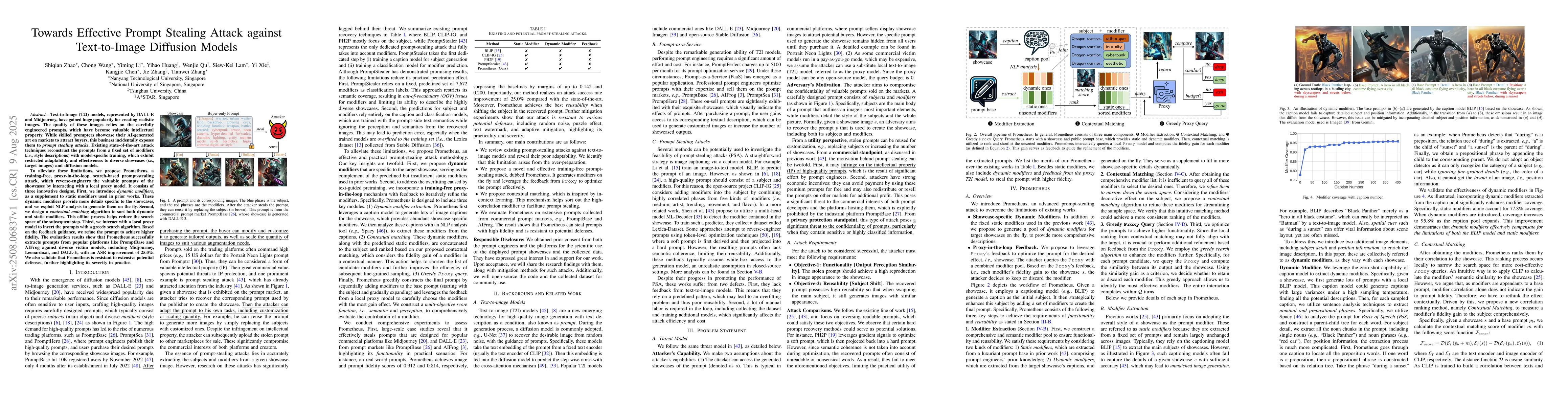 Thumbnail for Towards Effective Prompt Stealing Attack against Text-to-Image Diffusion
  Models