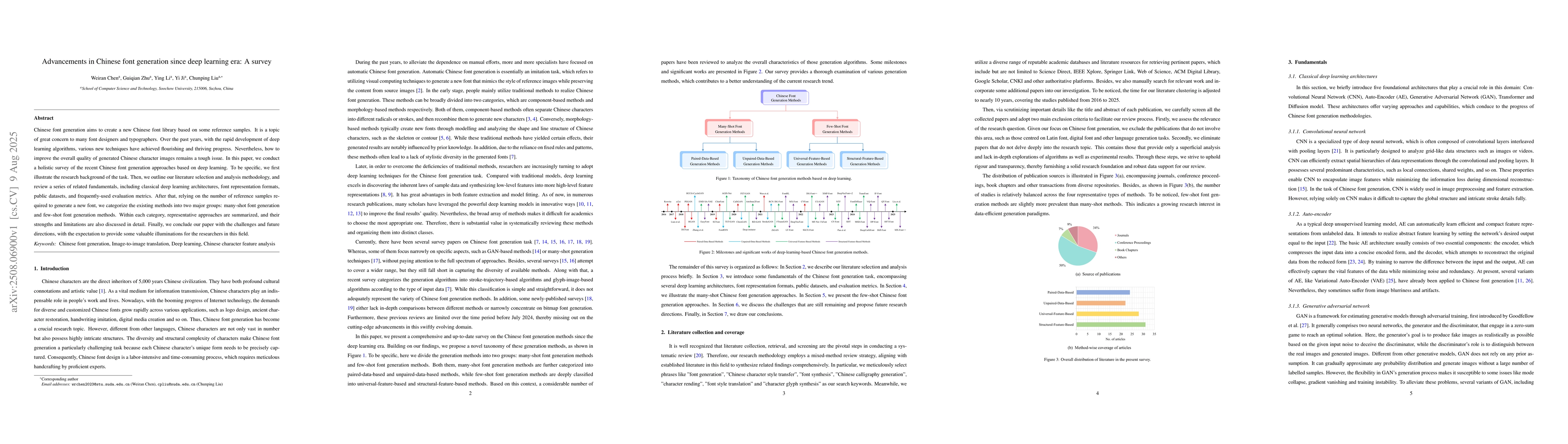 Thumbnail for Advancements in Chinese font generation since deep learning era: A
  survey