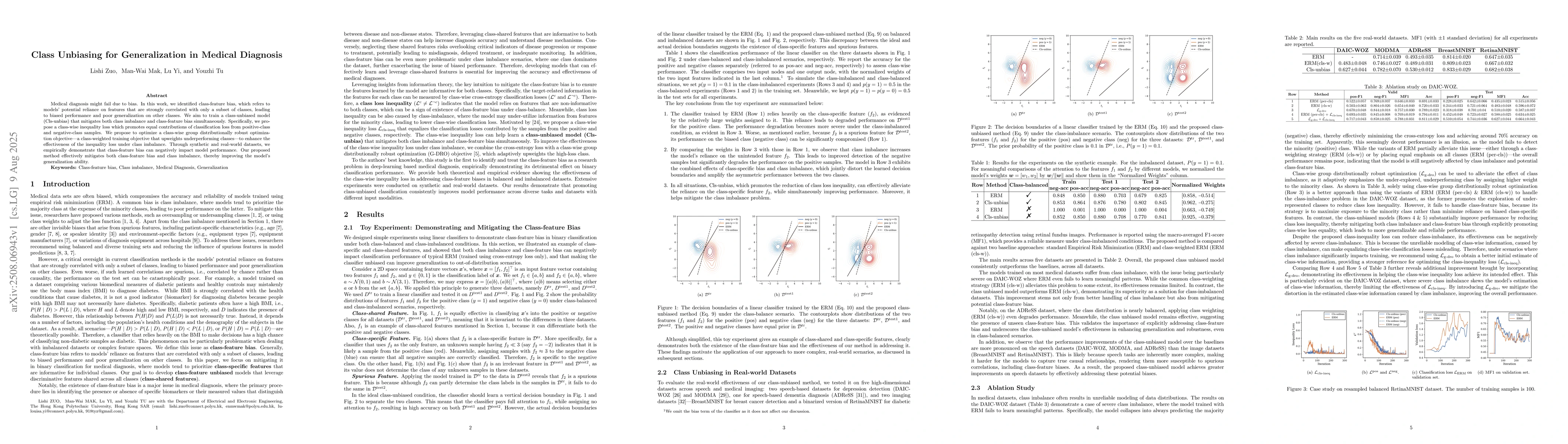 Thumbnail for Class Unbiasing for Generalization in Medical Diagnosis