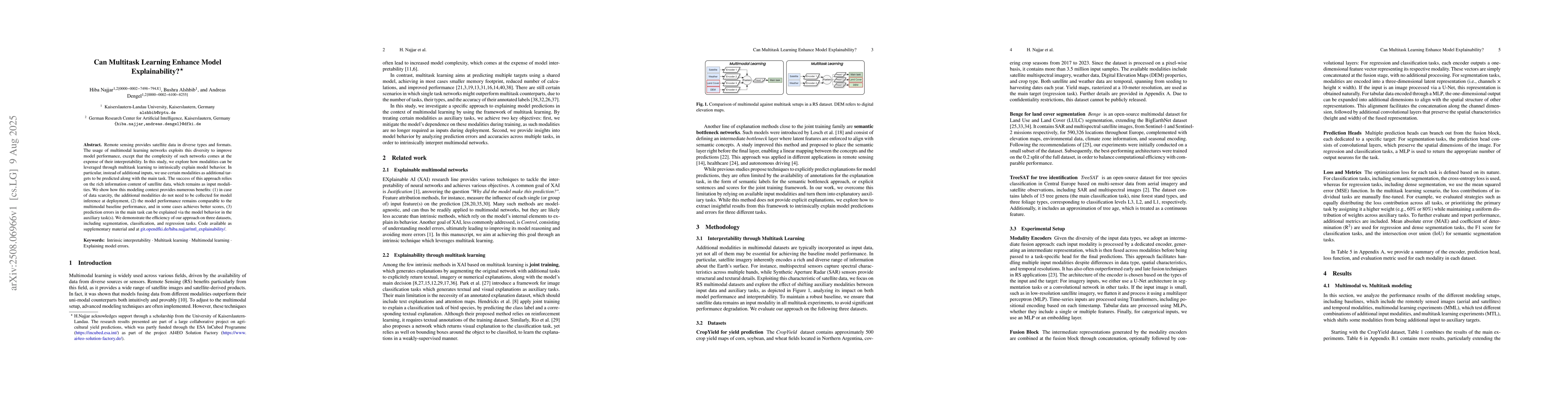 Thumbnail for Can Multitask Learning Enhance Model Explainability?