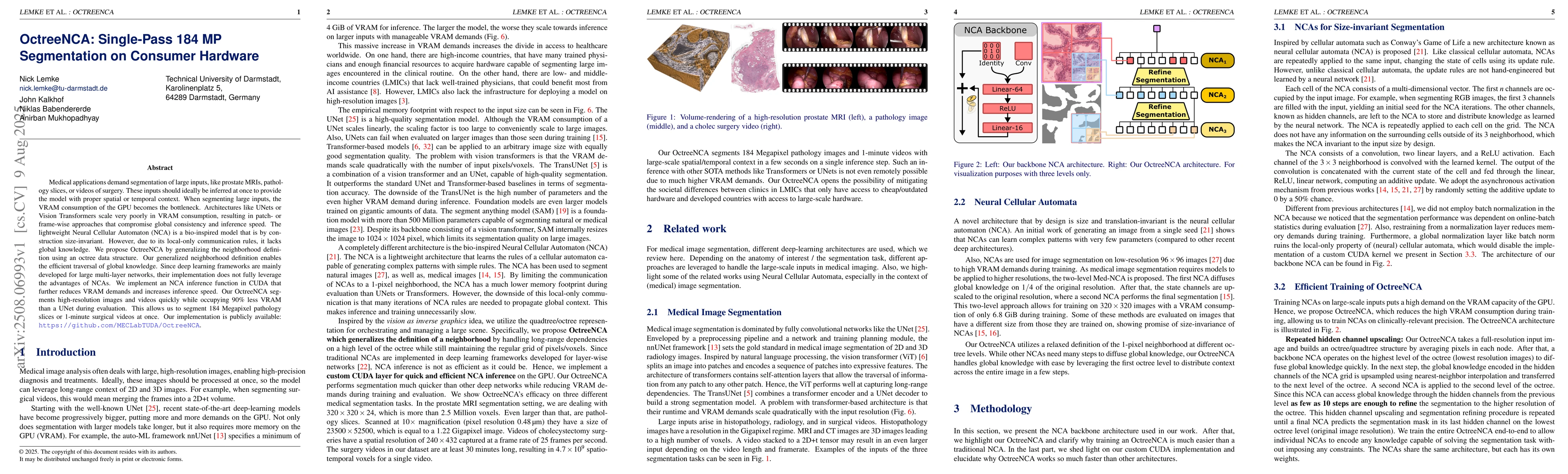 Thumbnail for OctreeNCA: Single-Pass 184 MP Segmentation on Consumer Hardware