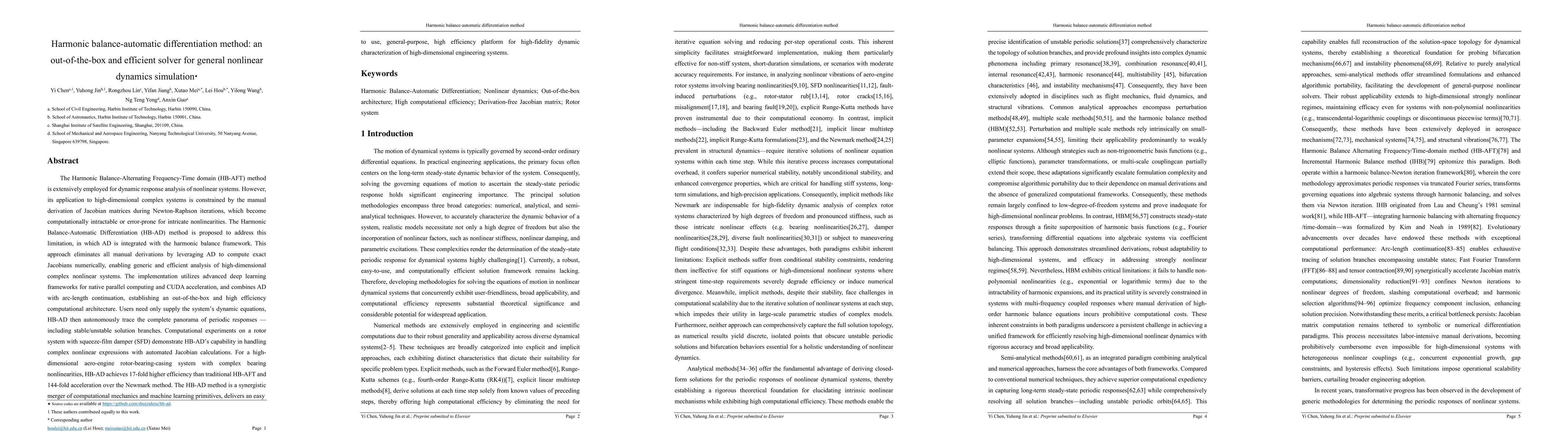 Thumbnail for Harmonic balance-automatic differentiation method: an out-of-the-box and
  efficient solver for general nonlinear dynamics simulation