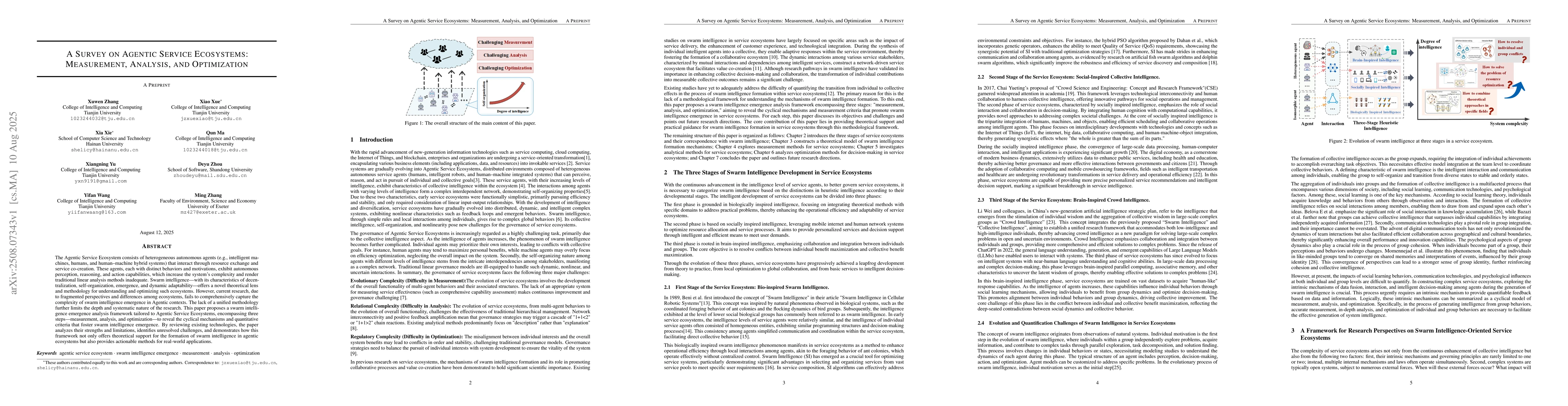 Thumbnail for A Survey on Agentic Service Ecosystems: Measurement, Analysis, and
  Optimization