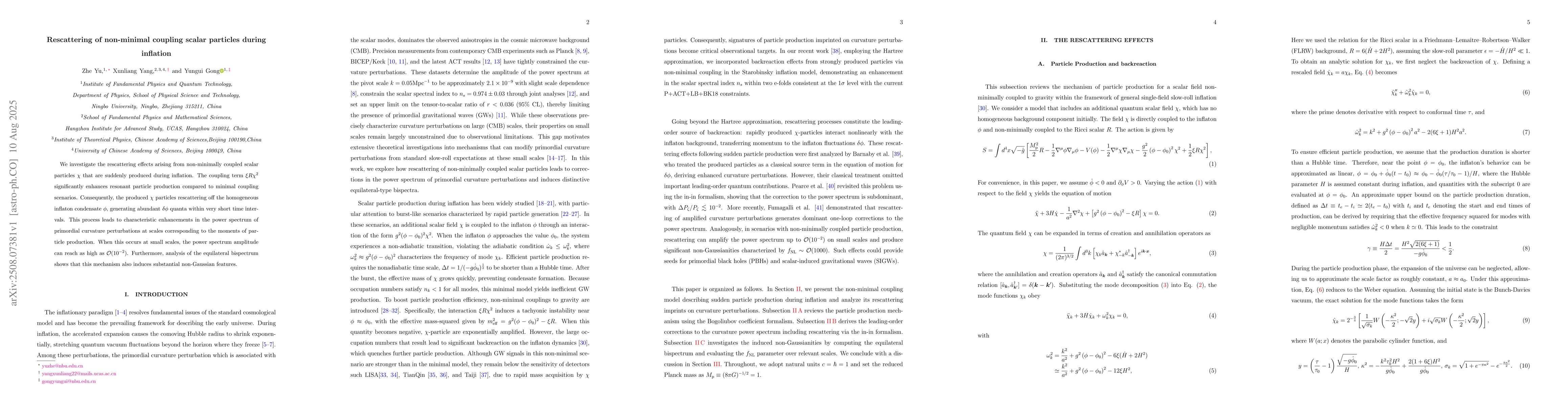 Thumbnail for Rescattering of non-minimal coupling scalar particles during inflation