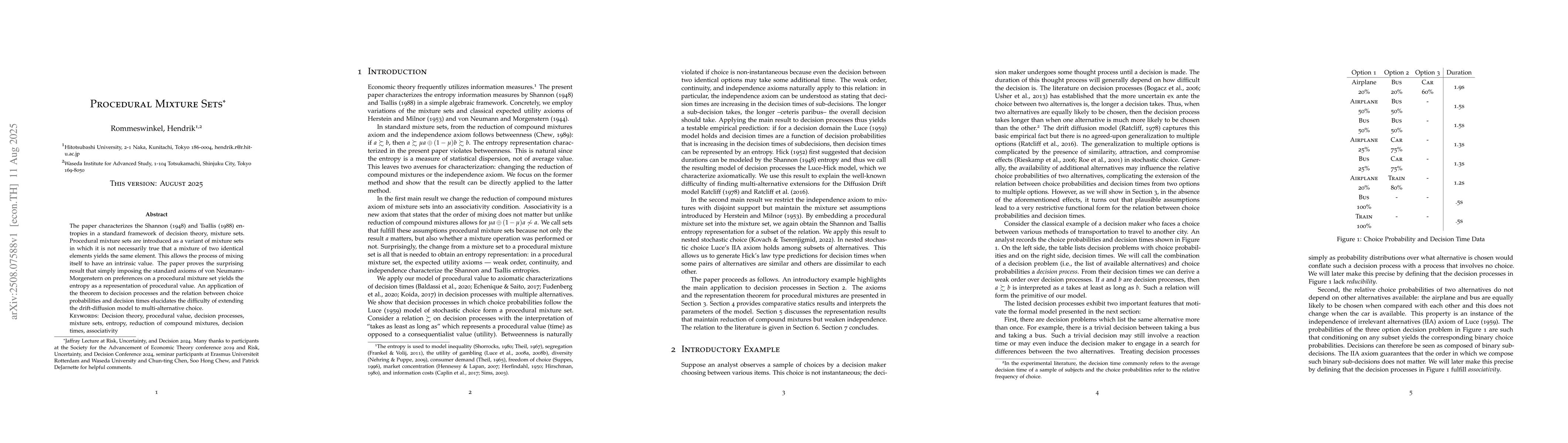 Thumbnail for Procedural Mixture Sets