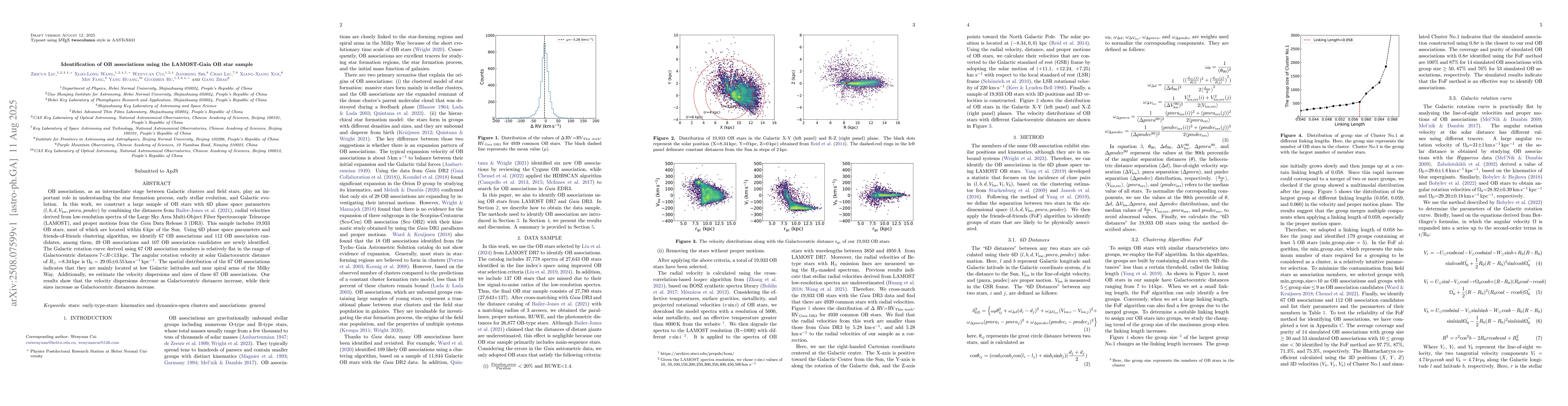 Thumbnail for Identification of OB associations using the LAMOST-Gaia OB star sample