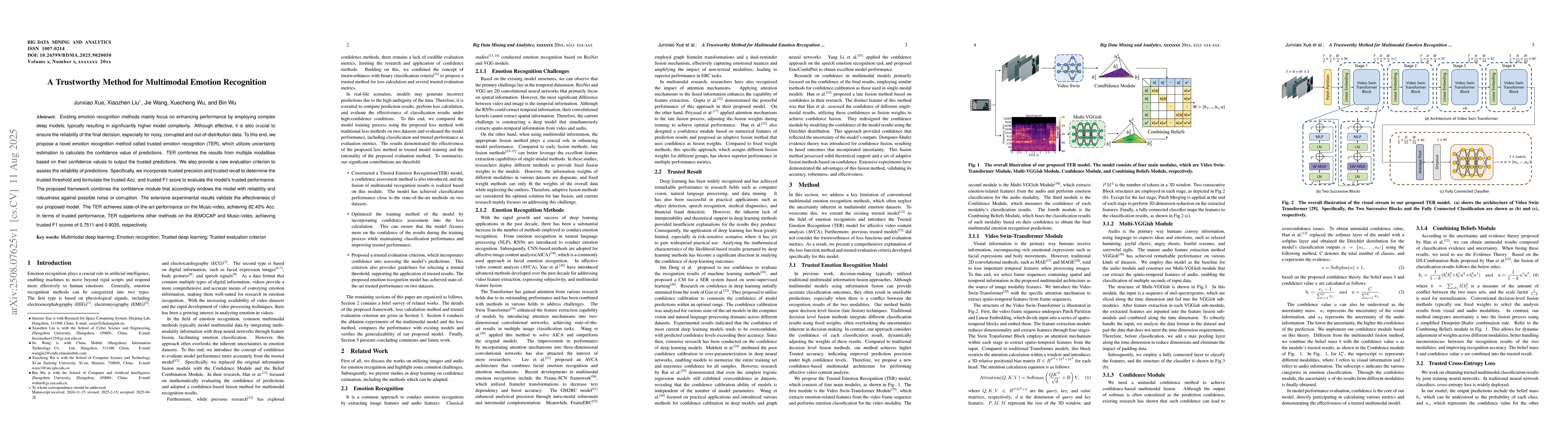 Thumbnail for A Trustworthy Method for Multimodal Emotion Recognition
