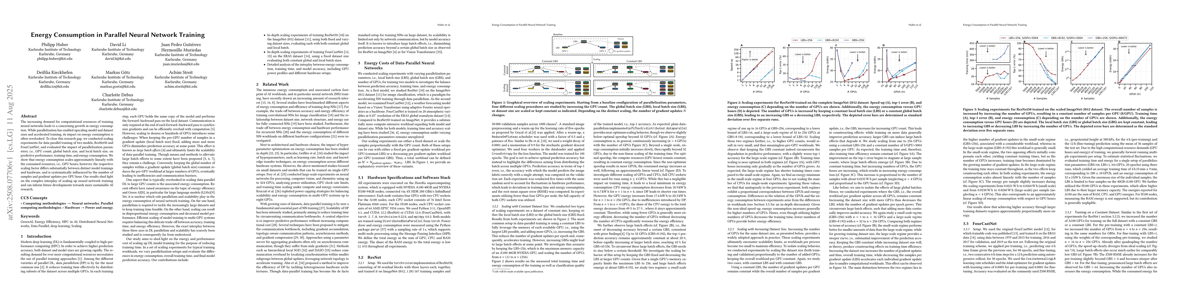 Thumbnail for Energy Consumption in Parallel Neural Network Training