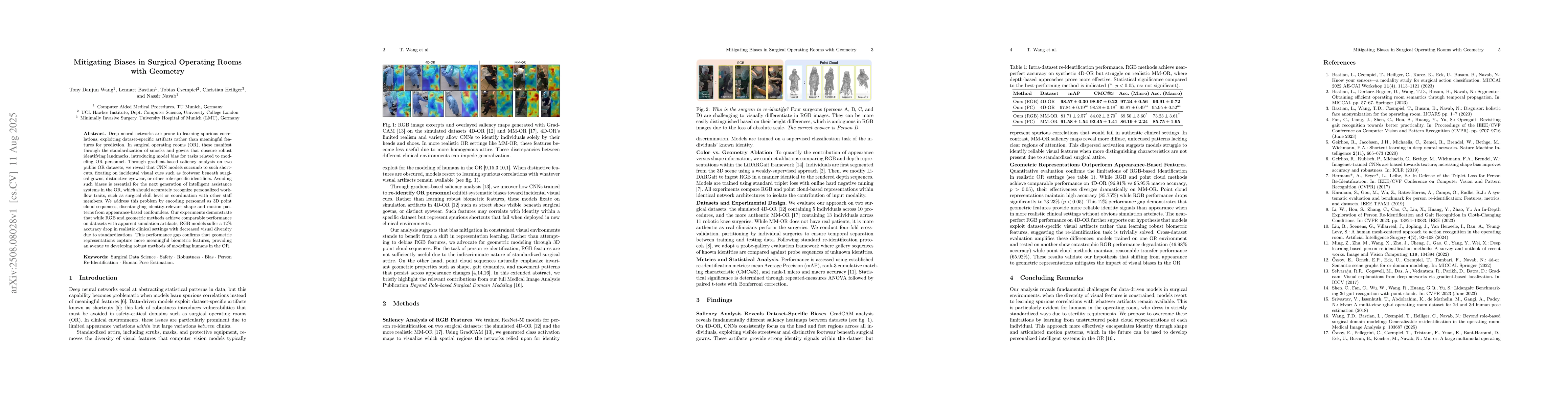 Thumbnail for Mitigating Biases in Surgical Operating Rooms with Geometry