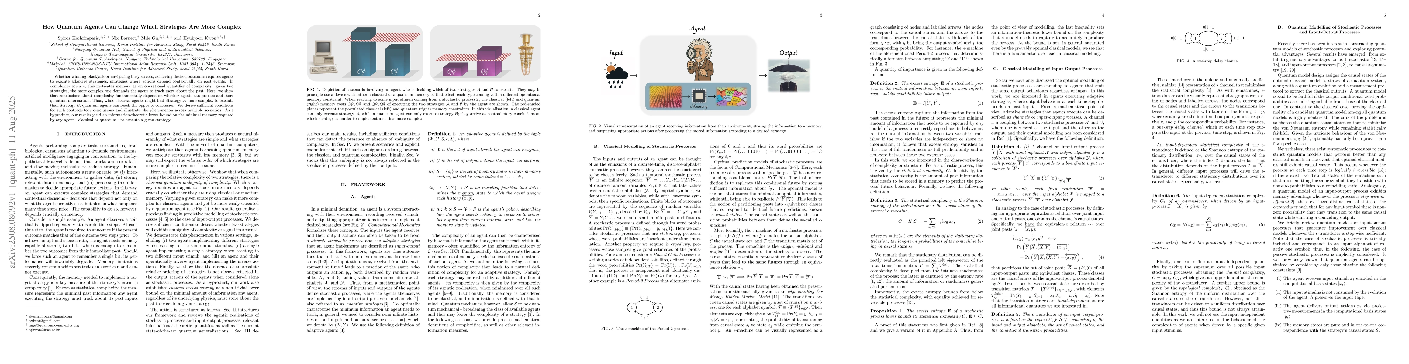 Thumbnail for How Quantum Agents Can Change Which Strategies Are More Complex