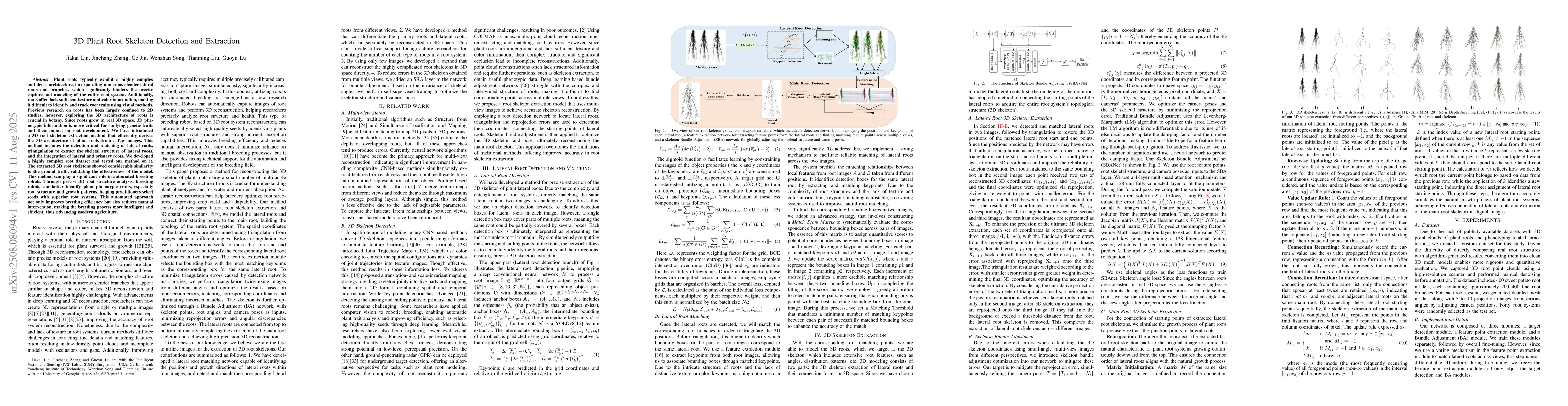 Thumbnail for 3D Plant Root Skeleton Detection and Extraction