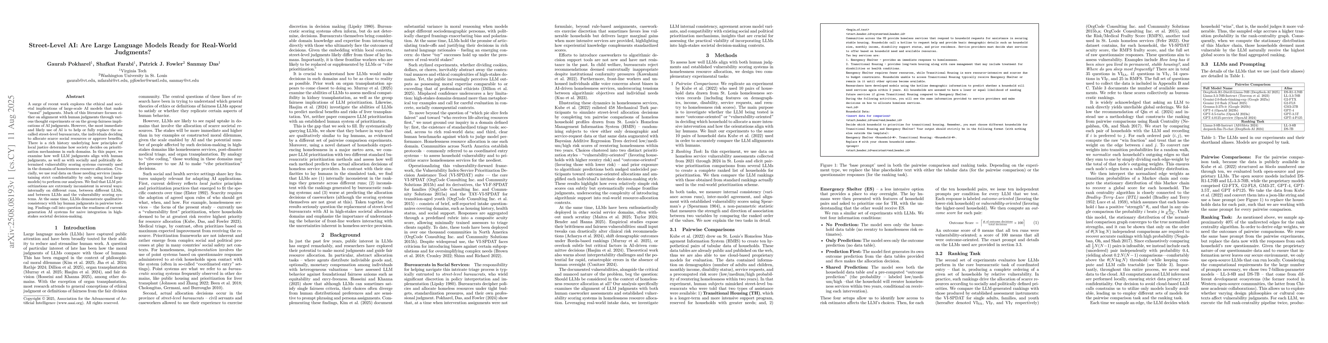 Thumbnail for Street-Level AI: Are Large Language Models Ready for Real-World
  Judgments?