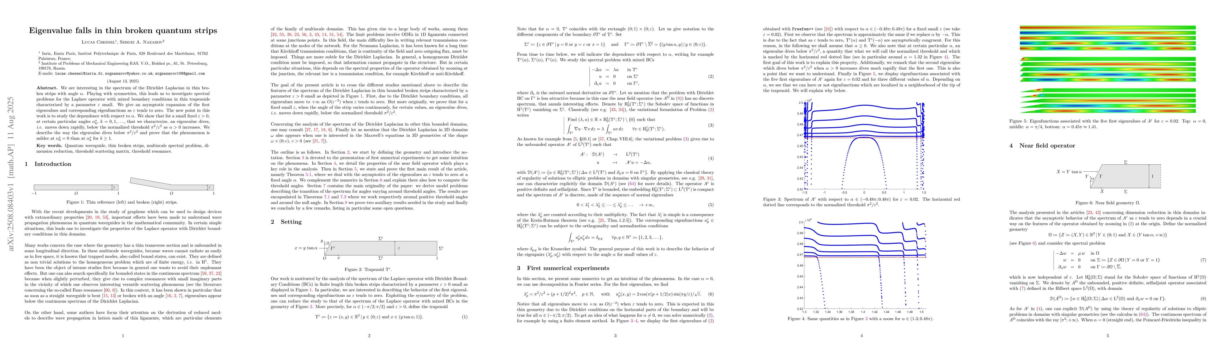 Thumbnail for Eigenvalue falls in thin broken quantum strips
