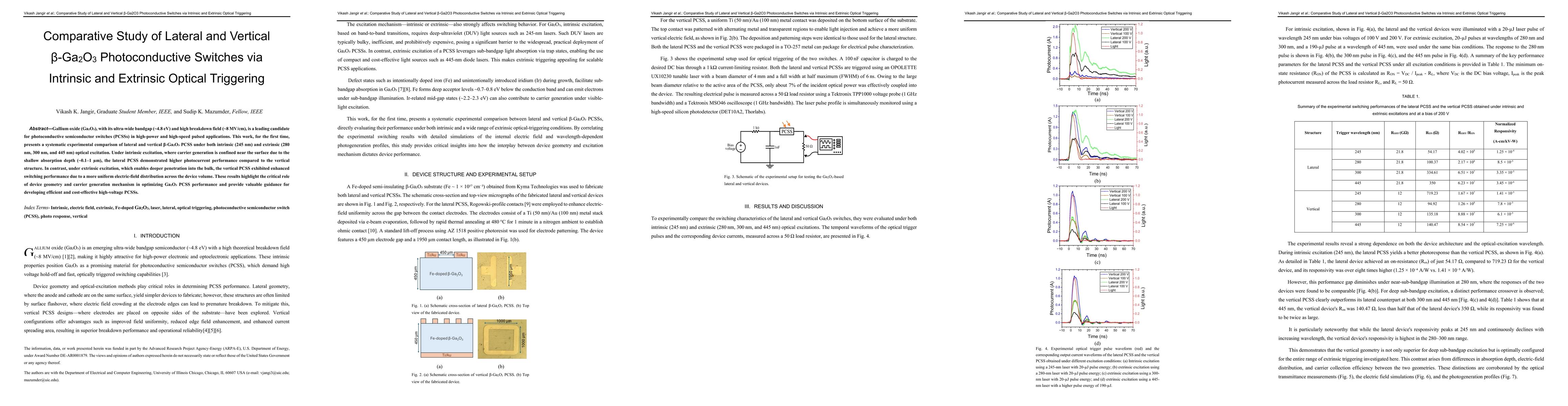 Thumbnail for Comparative Study of Lateral and Vertical Beta-Ga2O3 Photoconductive
  Switches via Intrinsic and Extrinsic Optical Triggering