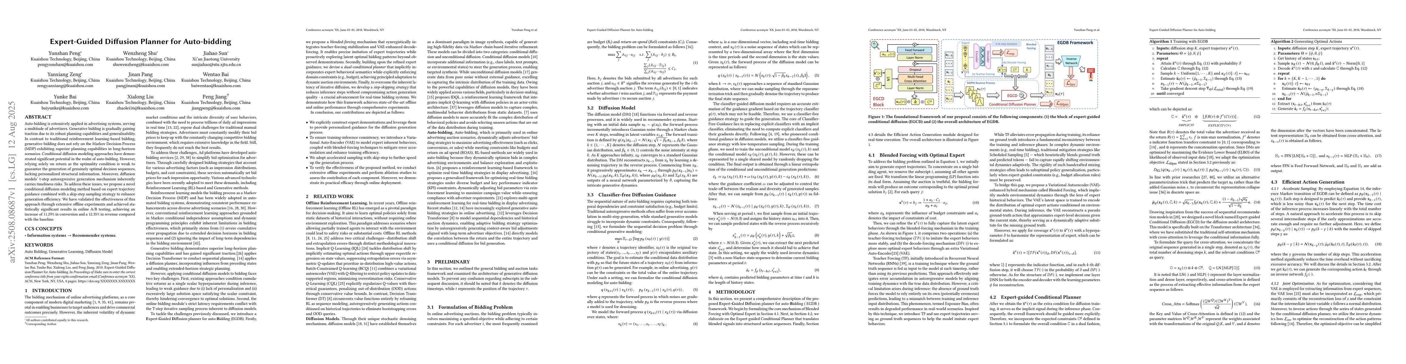 Thumbnail for Expert-Guided Diffusion Planner for Auto-bidding