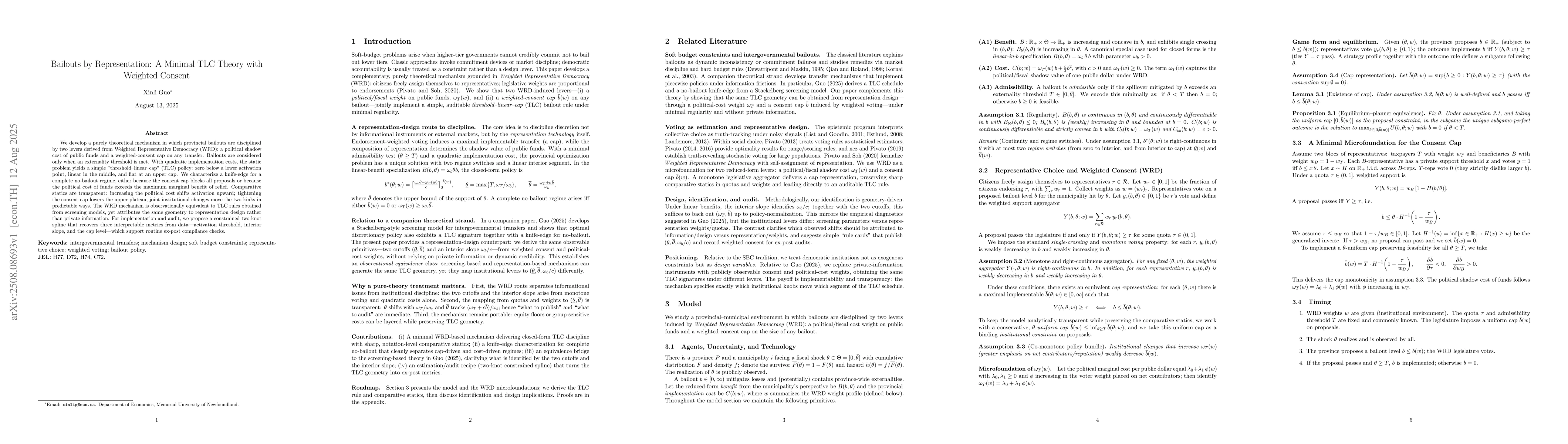 Thumbnail for Bailouts by Representation: A Minimal TLC Theory with Weighted Consent
