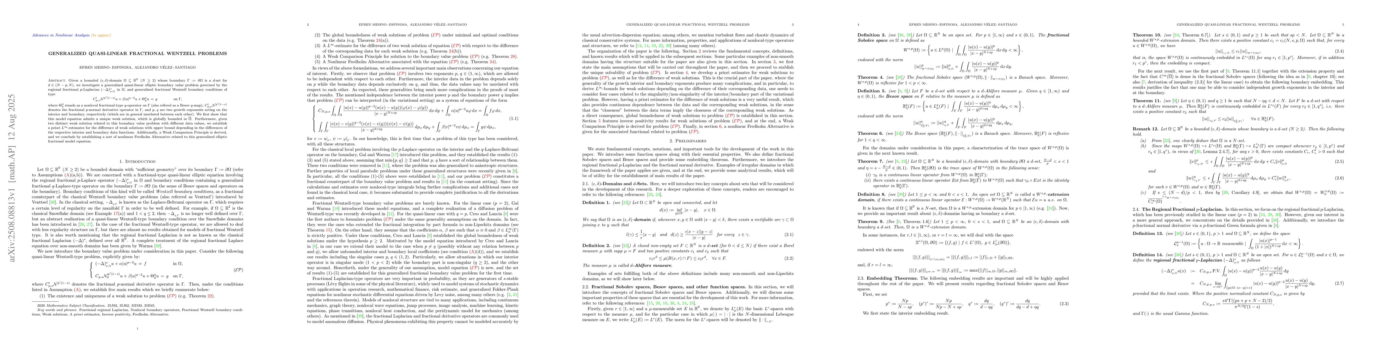 Thumbnail for Generalized quasi-linear fractional Wentzell problems