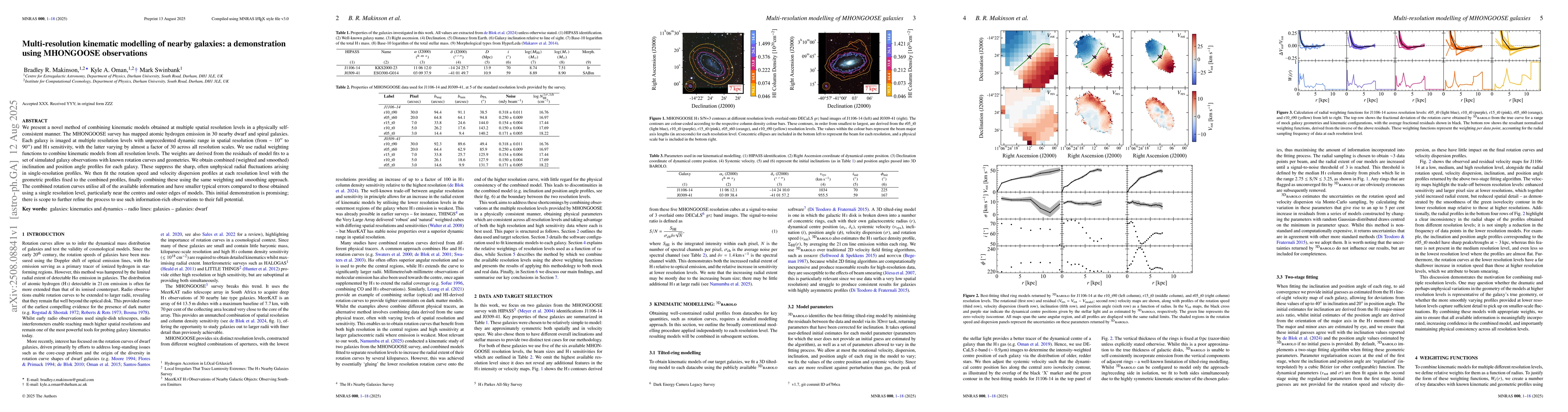 Thumbnail for Multi-resolution kinematic modelling of nearby galaxies: a demonstration
  using MHONGOOSE observations