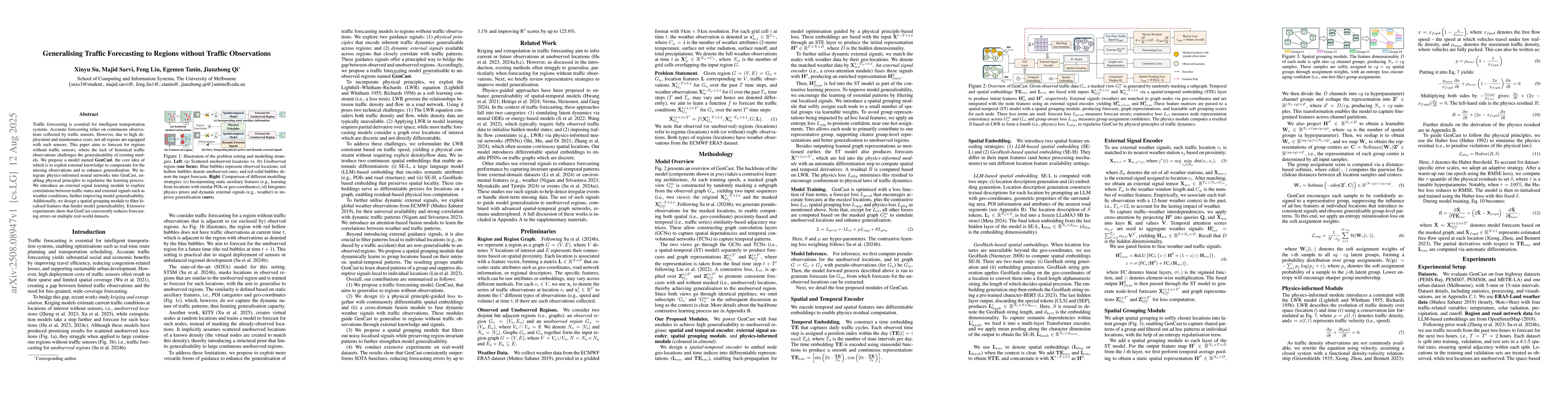 Thumbnail for Generalising Traffic Forecasting to Regions without Traffic Observations