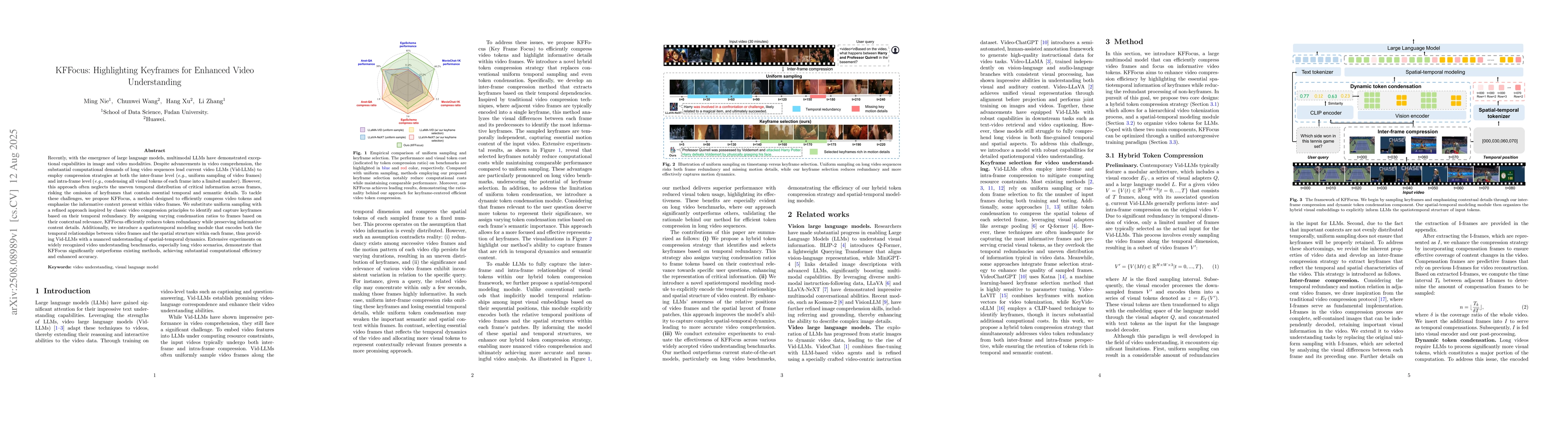 Thumbnail for KFFocus: Highlighting Keyframes for Enhanced Video Understanding
